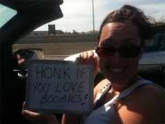 Honk If You Love Boobies
